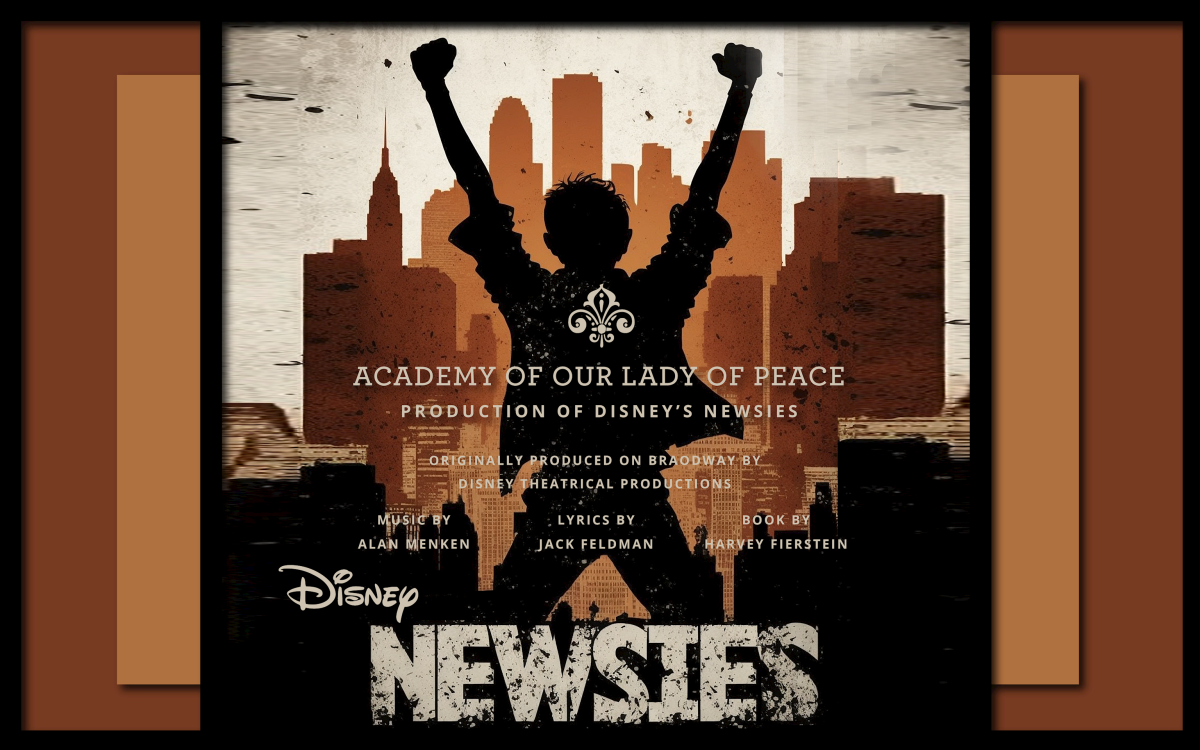 OLP Spring Drama Production Newsies Calendar Academy of Our Lady of